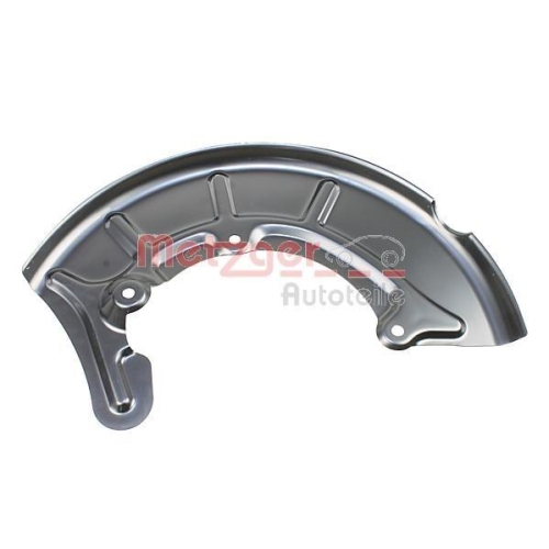 Spritzblech, Bremsscheibe METZGER 6115330 f&uuml;r SEAT VW, Vorderachse rechts