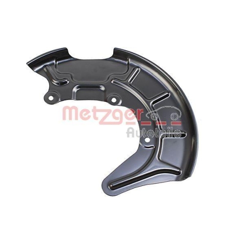 Spritzblech, Bremsscheibe METZGER 6115331 f&uuml;r AUDI VW, Vorderachse links