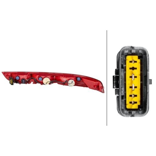 HELLA Heckleuchte 2VA 013 124-111 für CITROËN DS, links