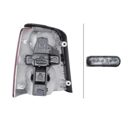 HELLA Heckleuchte 2SK 009 477-061 für VW VW (SVW), rechts