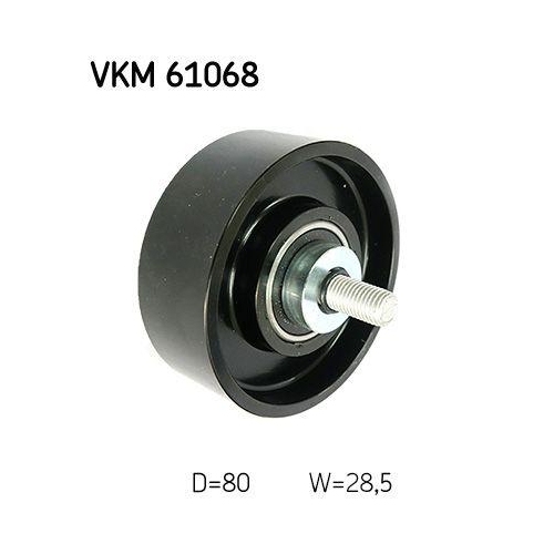 Umlenk-/F&uuml;hrungsrolle, Keilrippenriemen SKF VKM 61068 f&uuml;r TOYOTA, oben