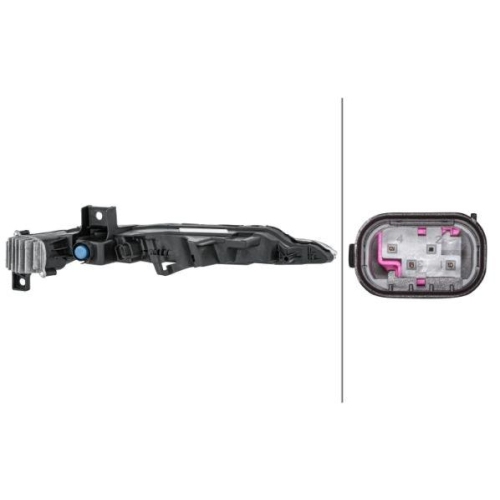 HELLA Blinkleuchte 2BE 012 170-011 für PORSCHE, vorne links