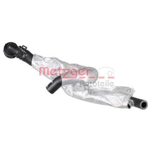K&uuml;hlerschlauch METZGER 2420882 ORIGINAL ERSATZTEIL f&uuml;r AUDI SKODA VW, hinten