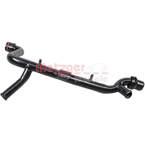 K&uuml;hlmittelrohrleitung METZGER 4010487 f&uuml;r AUDI SKODA VW, Wasserpumpe