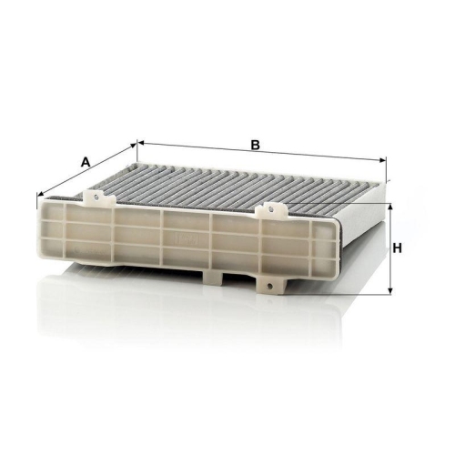 Filter, Innenraumluft MANN-FILTER CUK 2230 f&uuml;r MITSUBISHI
