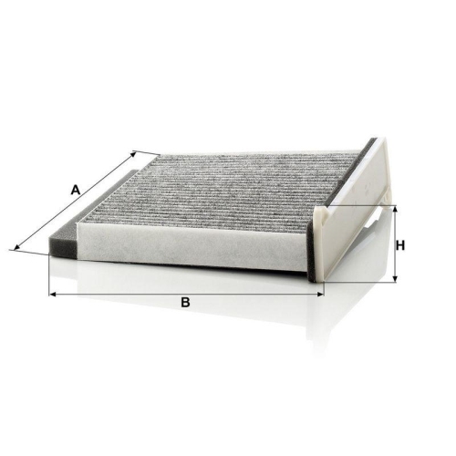 Filter, Innenraumluft MANN-FILTER CUK 2231 f&uuml;r MITSUBISHI