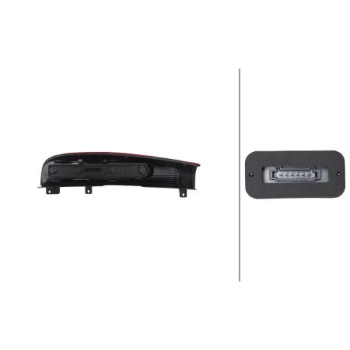HELLA Heckleuchte 2SK 964 596-021 für MERCEDES-BENZ, rechts