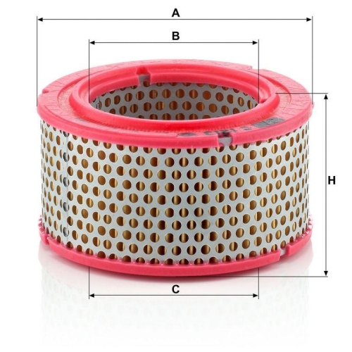 Luftfilter MANN-FILTER C 1213 f&uuml;r CITRO&Euml;N FORD
