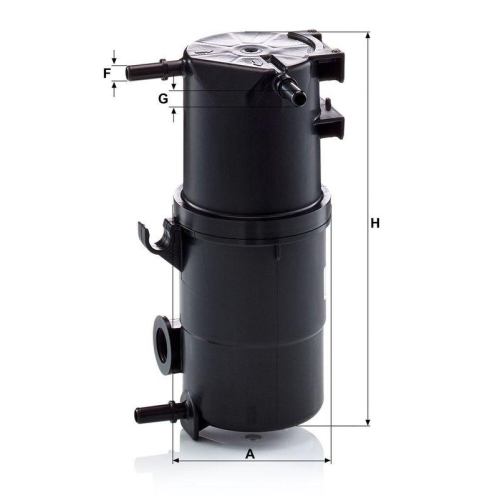 Kraftstofffilter MANN-FILTER WK 10 034 z f&uuml;r VAG