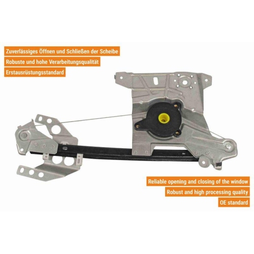 VAICO Fensterheber links und rechts elektrisch hinten V10-9815 + V10-9816 f&uuml;r VW