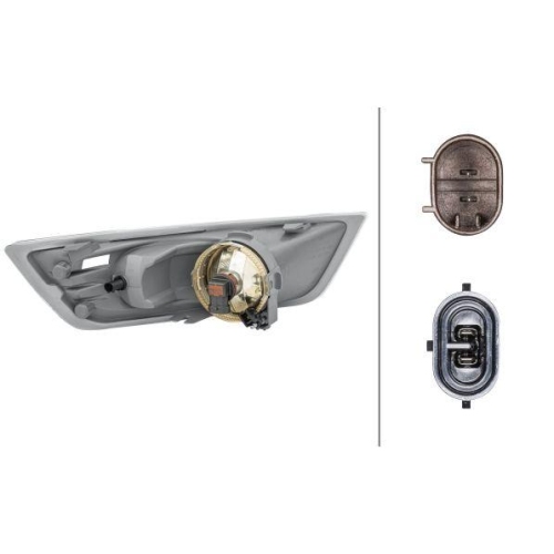 HELLA Nebelscheinwerfer 1NE 010 305-011 für FORD, links