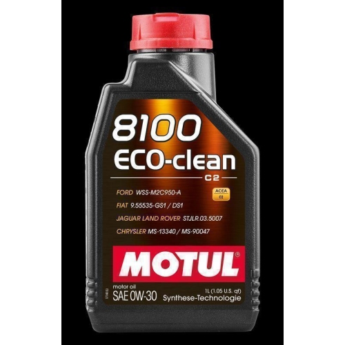 Motoröl MOTUL 109671 8100 ECO-CLEAN 0W-30 für
