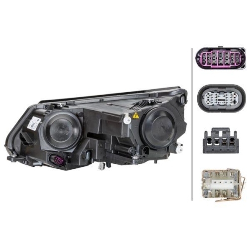 HELLA Hauptscheinwerfer 1ZS 010 748-321 f&uuml;r VW VW (SVW), rechts
