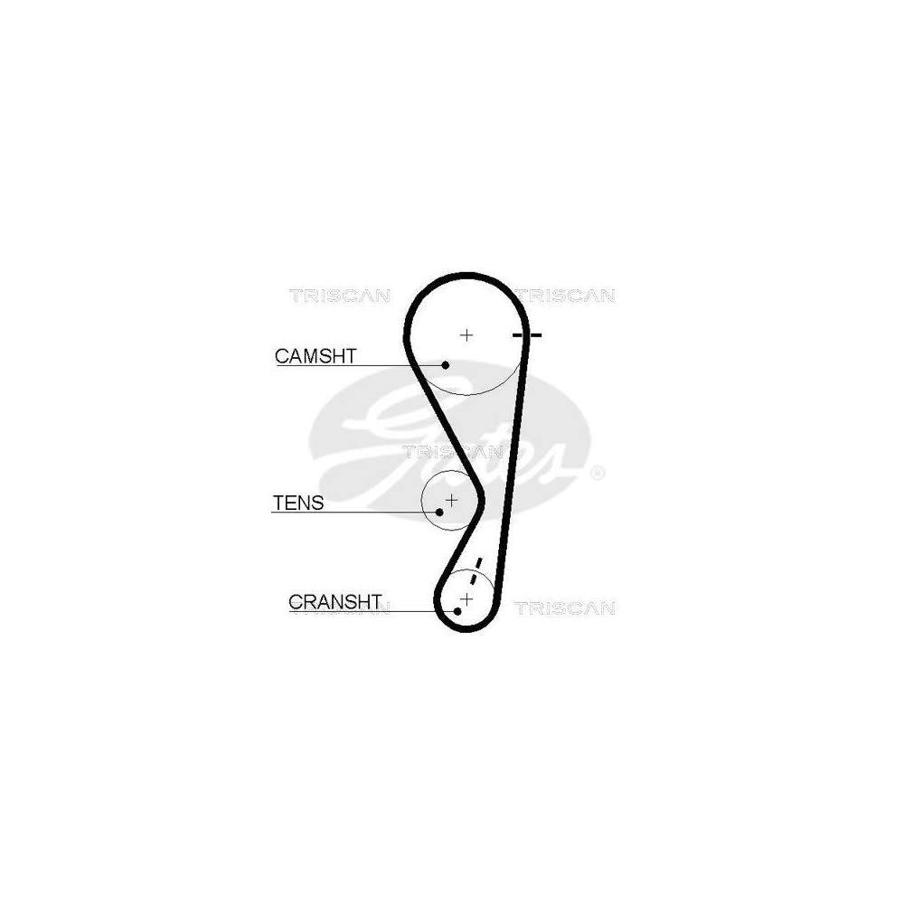 Zahnriemen TRISCAN 8645 5511xs f&uuml;r HYUNDAI KIA