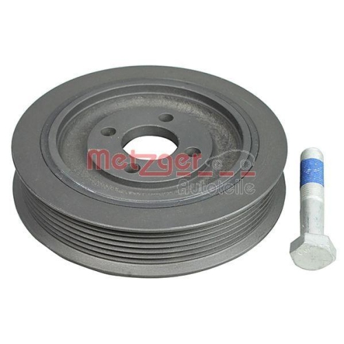 Riemenscheibe, Kurbelwelle METZGER 6400007 KIT + f&uuml;r CITRO&Euml;N PEUGEOT