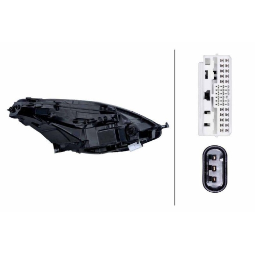 HELLA Hauptscheinwerfer 1EX 015 319-711 für TESLA, links