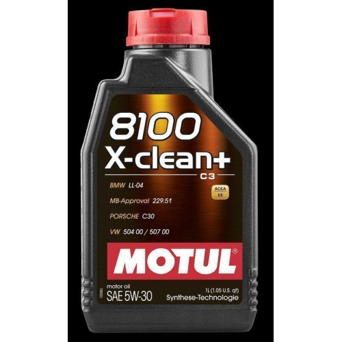 Motoröl MOTUL 109222 8100 X-CLEAN+ 5W-30 für