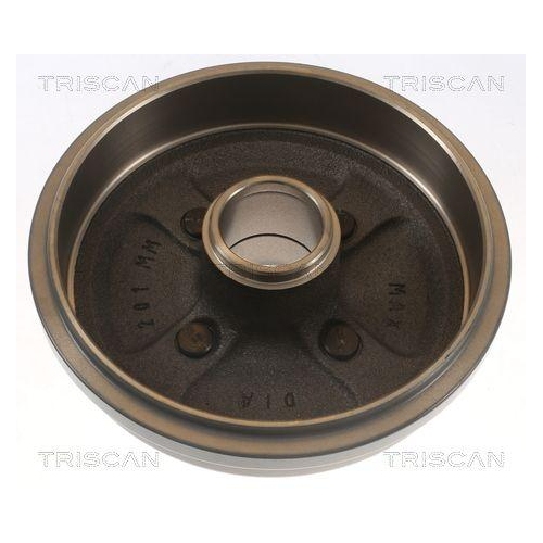 Bremstrommel TRISCAN 8120 21206C f&uuml;r CHEVROLET DAEWOO, Hinterachse