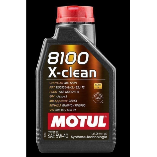 Motoröl MOTUL 109227 8100 X-CLEAN 5W-40 für