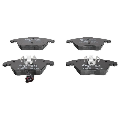 Bremsbelagsatz, Scheibenbremse ATE 13.0460-7226.2 f&uuml;r VAG, Vorderachse