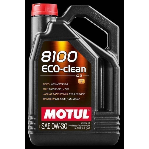 Motoröl MOTUL 109672 8100 ECO-CLEAN 0W-30 für