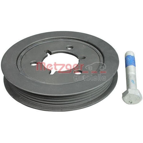 Riemenscheibe, Kurbelwelle METZGER 6400011 KIT + f&uuml;r CITRO&Euml;N PEUGEOT
