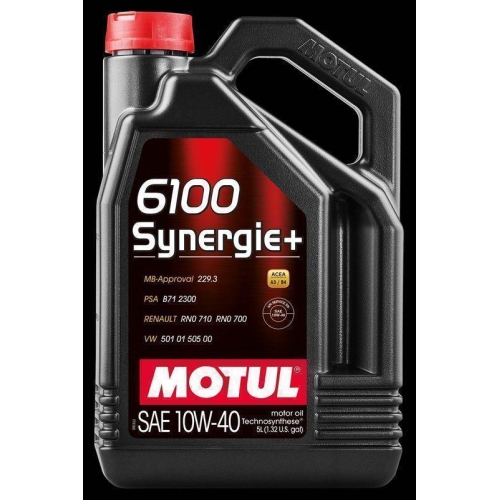Motoröl MOTUL 108647 6100 SYNERGIE+ 10W-40 für