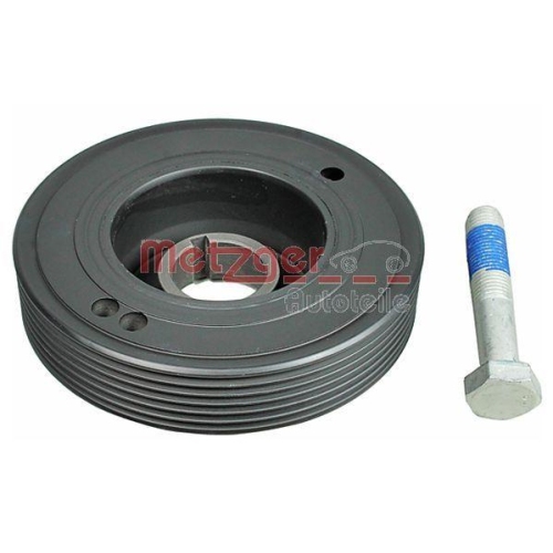 Riemenscheibe, Kurbelwelle METZGER 6400012 KIT + f&uuml;r CITRO&Euml;N FIAT LANCIA PEUGEOT