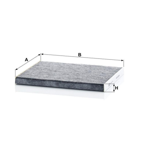 Filter, Innenraumluft MANN-FILTER CUK 24 004 f&uuml;r HYUNDAI KIA