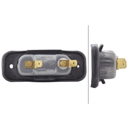 Kennzeichenleuchte HELLA 2KA 001 378-041 für AUWÄRTER DAF MAN MERCEDES-BENZ SAME