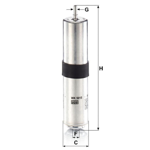 Kraftstofffilter MANN-FILTER WK 5015 f&uuml;r BMW