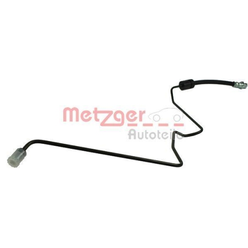 Bremsschlauch METZGER 4119368 f&uuml;r FORD, Hinterachse rechts, innen