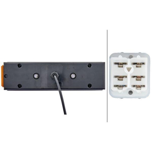 HELLA Heckleuchte 2SK 340 101-011 für DAF SCANIA KÖGEL SCHMITZ CARGOBULL KAMAG