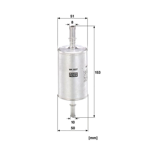 Kraftstofffilter MANN-FILTER WK 5027 f&uuml;r FIAT