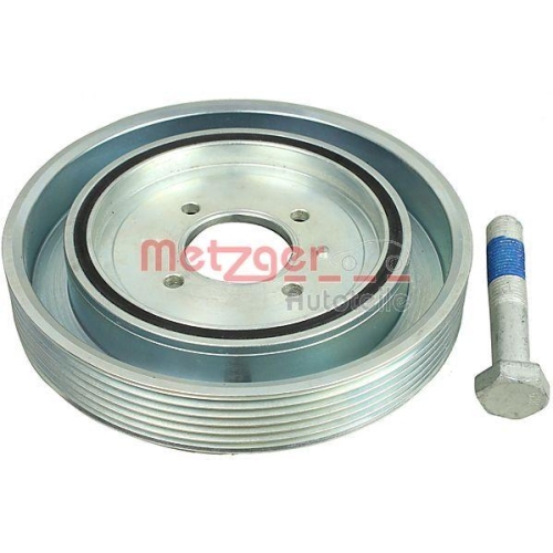 Riemenscheibe, Kurbelwelle METZGER 6400014 KIT + f&uuml;r CITRO&Euml;N FIAT PEUGEOT