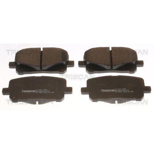 Bremsbelagsatz, Scheibenbremse TRISCAN 8110 13092 f&uuml;r TOYOTA, Vorderachse