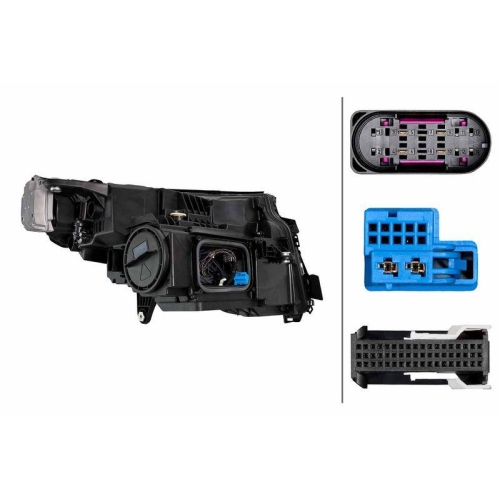 HELLA Hauptscheinwerfer 1EX 354 898-011 für MERCEDES-BENZ, links