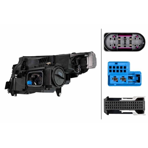 HELLA Hauptscheinwerfer 1EX 354 898-021 f&uuml;r MERCEDES-BENZ, rechts