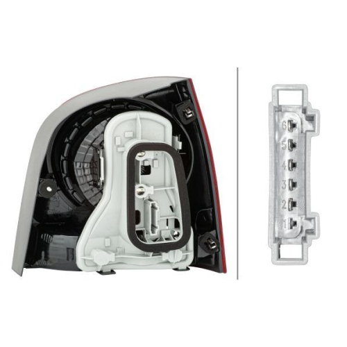 HELLA Heckleuchte 2VA 965 303-071 für VW, links