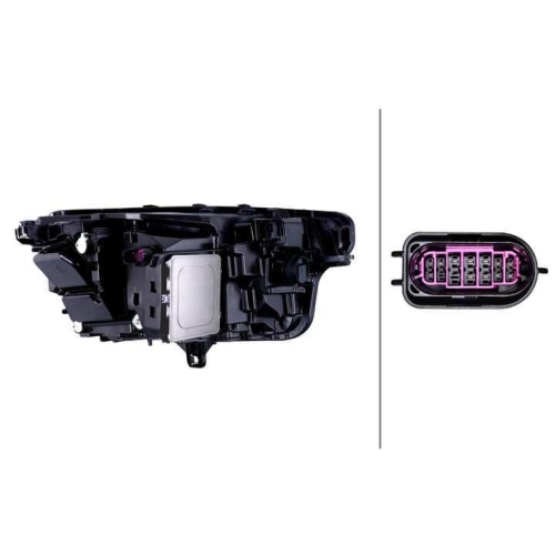 HELLA Hauptscheinwerfer 1LX 016 220-531 f&uuml;r AUDI VW, links