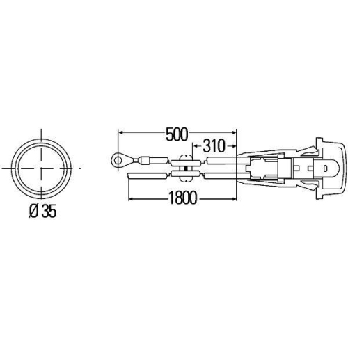 HELLA Zusatzblinkleuchte 2BM 003 563-111 für DAF IVECO KÄSSBOHRER OPEL VAUXHALL