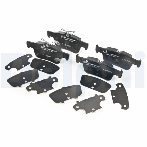 DELPHI LP3151 Bremsbelagsatz, Scheibenbremse f&uuml;r FORD FORD USA, Hinterachse