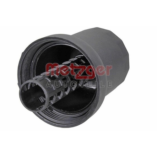Deckel, Ölfiltergehäuse METZGER AUTOTEILE 2370163 für AUDI SEAT VW CUPRA