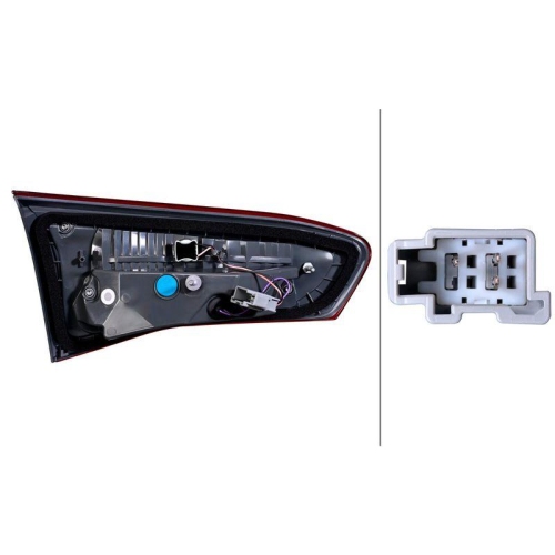 HELLA 2ZR 354 860-181 Heckleuchte f&uuml;r FORD, rechts