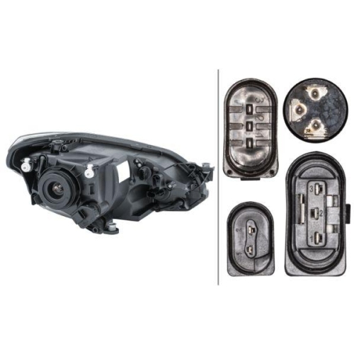 HELLA Hauptscheinwerfer 1EJ 010 670-021 f&uuml;r VW, rechts