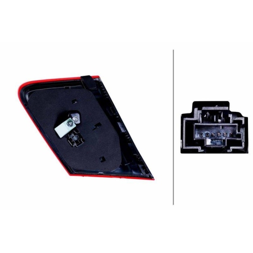 HELLA Heckleuchte 2SB 354 891-061 für MERCEDES-BENZ, rechts