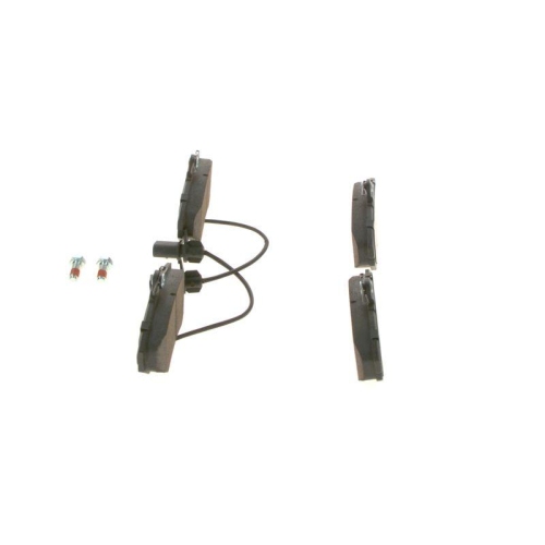 Bremsbelagsatz, Scheibenbremse BOSCH 0 986 494 042 f&uuml;r AUDI SEAT VW, Vorderachse