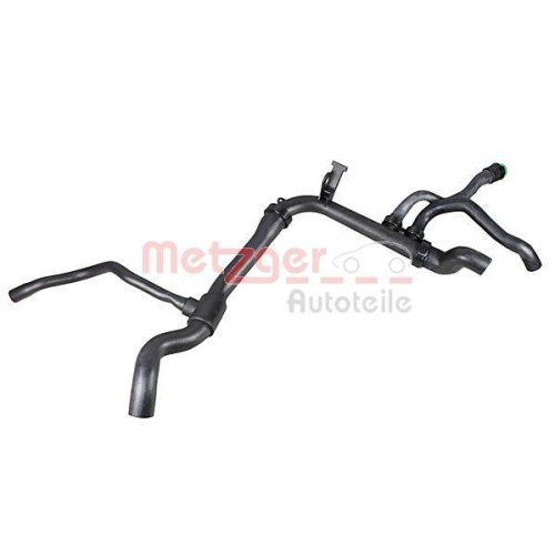 K&uuml;hlerschlauch METZGER 2420908 f&uuml;r OPEL VAUXHALL GENERAL MOTORS, mitte links