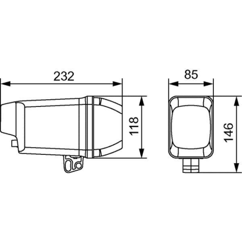 HELLA Arbeitsscheinwerfer 2XA 996 200-101 f&uuml;r LINDE