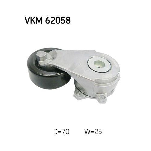 Riemenspanner, Keilrippenriemen SKF VKM 62058 f&uuml;r NISSAN RENAULT